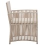 Garden armchairs with cushions, 2 units, synthetic beige rattan by , Garden furniture - Ref: Foro24-363408, Price: 142,72 €, ...