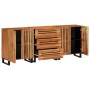 Sideboard 3 pieces solid acacia wood 60x34x75 cm by , Sideboards - Ref: Foro24-3217081, Price: 395,39 €, Discount: %