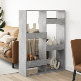 Raumteiler aus Holz in Grau-Betonoptik, 100x33x135 cm. von , Bücherregale und Regale - Ref: Foro24-3309558, Preis: 114,99 €, ...