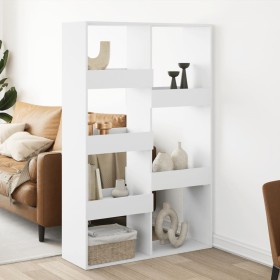 Raumteiler aus weißem Ingenieurholz 100x33x155,5 cm von , Bücherregale und Regale - Ref: Foro24-3309564, Preis: 136,99 €, Rab...