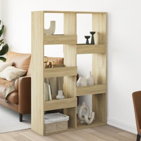 Raumteiler aus Eichenholz Sonoma 100x33x155,5 cm von , Bücherregale und Regale - Ref: Foro24-3309566, Preis: 133,99 €, Rabatt: %