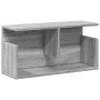 Engineered wood wall shelf in Sonoma gray, 60x20x30 cm by , Shelves and shelves - Ref: Foro24-854828, Price: 37,12 €, Discoun...