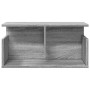 Mueble de pared madera de ingeniería gris Sonoma 60x20x30 cm de , Estantes y estanterías - Ref: Foro24-854828, Precio: 37,12 ...