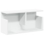 Engineered wood white wall shelf 60x20x30 cm by , Shelves and shelves - Ref: Foro24-854823, Price: 37,12 €, Discount: %