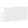 Engineered wood white wall shelf 60x20x30 cm by , Shelves and shelves - Ref: Foro24-854823, Price: 37,12 €, Discount: %