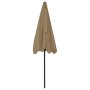 Sombrilla de playa taupe 200x125 cm de vidaXL, Sombrillas - Ref: Foro24-314730, Precio: 40,99 €, Descuento: %