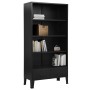 Estantería industrial de acero negra 90x40x180 cm de , Librerías y estanterías - Ref: Foro24-145360, Precio: 257,99 €, Descue...