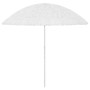 White Hawaii beach umbrella 300 cm by vidaXL, Umbrellas - Ref: Foro24-314702, Price: 77,63 €, Discount: %