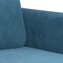 Dreiteiliges Samtsofa-Set in Blau. von , Sofas - Ref: Foro24-3202033, Preis: 575,09 €, Rabatt: %