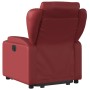 Sillón reclinable elevable cuero artificial rojo tinto de , Sillones - Ref: Foro24-3204548, Precio: 289,35 €, Descuento: %