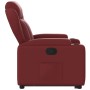 Sillón reclinable elevable cuero artificial rojo tinto de , Sillones - Ref: Foro24-3204548, Precio: 289,35 €, Descuento: %