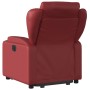 Sillón elevable eléctrico cuero artificial rojo tinto de , Sillones - Ref: Foro24-3204562, Precio: 329,63 €, Descuento: %