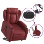 Electric lift chair in artificial red wine leather by , Armchairs - Ref: Foro24-3204562, Price: 329,63 €, Discount: %