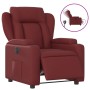 Sillón reclinable eléctrico de cuero sintético rojo tinto de , Sillones - Ref: Foro24-3204534, Precio: 264,99 €, Descuento: %