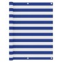 Toldo para balcón tela oxford blanco y azul 120x300 cm de vidaXL, Sombrillas - Ref: Foro24-134920, Precio: 18,99 €, Descuento: %