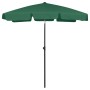 Green beach umbrella 180x120 cm by vidaXL, Umbrellas - Ref: Foro24-314720, Price: 37,99 €, Discount: %