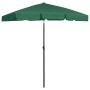 Green beach umbrella 180x120 cm by vidaXL, Umbrellas - Ref: Foro24-314720, Price: 37,99 €, Discount: %