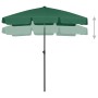 Green beach umbrella 180x120 cm by vidaXL, Umbrellas - Ref: Foro24-314720, Price: 37,99 €, Discount: %