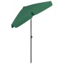 Green beach umbrella 180x120 cm by vidaXL, Umbrellas - Ref: Foro24-314720, Price: 37,99 €, Discount: %