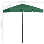 Green beach umbrella 180x120 cm by vidaXL, Umbrellas - Ref: Foro24-314720, Price: 37,99 €, Discount: %