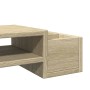 Screen support with Sonoma oak storage 70x27x15 cm by , Computer bases and risers - Ref: Foro24-854681, Price: 35,99 €, Disco...