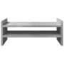 Soporte de pantalla madera ingeniería gris hormigón 50x27x20 cm de , Bases y elevadores para ordenadores - Ref: Foro24-854781...