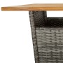 3-piece garden bar set with grey PE rattan cushions by , Garden sets - Ref: Foro24-3261482, Price: 276,09 €, Discount: %