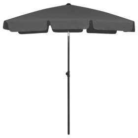 Anthracite gray beach umbrella 180x120 cm by vidaXL, Umbrellas - Ref: Foro24-314721, Price: 32,52 €, Discount: %