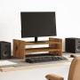 Aged wood screen stand engineering 50x27x20 cm by , Computer bases and risers - Ref: Foro24-854785, Price: 26,99 €, Discount: %