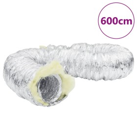 Insulated aluminum ventilation duct 6 m long Ø15 cm by , air ducts - Ref: Foro24-4008072, Price: 34,41 €, Discount: %