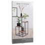 Home&Styling Pflanzenständer mit 4 Regalen in Naturholz und Schwarz von , Topfständer - Ref: Foro24-447465, Preis: 47,92 €, R...