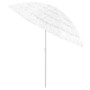 Sombrilla de playa Hawaii blanca 240 cm de vidaXL, Sombrillas - Ref: Foro24-314701, Precio: 65,52 €, Descuento: %