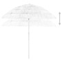 White Hawaii beach umbrella 240 cm by vidaXL, Umbrellas - Ref: Foro24-314701, Price: 65,52 €, Discount: %