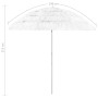 White Hawaii beach umbrella 240 cm by vidaXL, Umbrellas - Ref: Foro24-314701, Price: 65,52 €, Discount: %