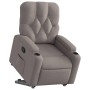 Sillón reclinable elevable tela gris taupe de , Sillones - Ref: Foro24-3204718, Precio: 271,91 €, Descuento: %