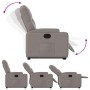 Reclining and elevating armchair in gray taupe fabric by , Armchairs - Ref: Foro24-3204718, Price: 271,89 €, Discount: %