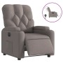 Electric reclining armchair in gray taupe fabric by , Armchairs - Ref: Foro24-3204694, Price: 251,62 €, Discount: %