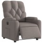 Electric reclining armchair in gray taupe fabric by , Armchairs - Ref: Foro24-3204694, Price: 251,62 €, Discount: %