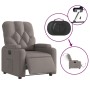 Electric reclining armchair in gray taupe fabric by , Armchairs - Ref: Foro24-3204694, Price: 251,62 €, Discount: %