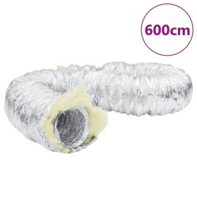 Insulated aluminum ventilation duct 6 m long Ø10 cm by , air ducts - Ref: Foro24-4008070, Price: 29,71 €, Discount: %