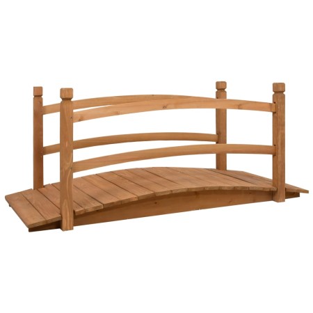 Solid fir wood garden bridge 140x60x60 cm by vidaXL, garden bridges - Ref: Foro24-313890, Price: 144,60 €, Discount: %