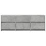 TV stand made of gray concrete engineered wood for LED TV 140x34x50 cm by , TV Furniture - Ref: Foro24-3307922, Price: 159,88...