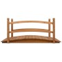 Solid fir wood garden bridge 140x60x60 cm by vidaXL, garden bridges - Ref: Foro24-313890, Price: 144,60 €, Discount: %