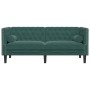 Zweiplätziges Chesterfield-Sofa mit dunkelgrünen Samtkissen. von , Sofas - Ref: Foro24-372685, Preis: 279,99 €, Rabatt: %