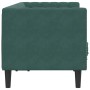 Chesterfield 2-seater sofa with dark green velvet cushions by , Sofas - Ref: Foro24-372685, Price: 279,99 €, Discount: %