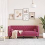 Chesterfield 2-seater sofa with red velvet cushions by , Sofas - Ref: Foro24-372687, Price: 279,07 €, Discount: %