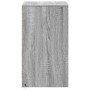 Bedside table with LED lights in gray Sonoma engineered wood by , Nightstands - Ref: Foro24-852008, Price: 55,22 €, Discount: %