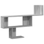 Engineered wood Sonoma gray wall shelf 100x15x70 cm by , Shelves and shelves - Ref: Foro24-853196, Price: 32,99 €, Discount: %