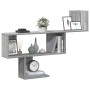 Engineered wood Sonoma gray wall shelf 100x15x70 cm by , Shelves and shelves - Ref: Foro24-853196, Price: 36,24 €, Discount: %