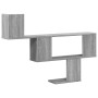 Estante de pared madera ingeniería gris Sonoma 100x15x70 cm de , Estantes y estanterías - Ref: Foro24-853196, Precio: 36,24 €...